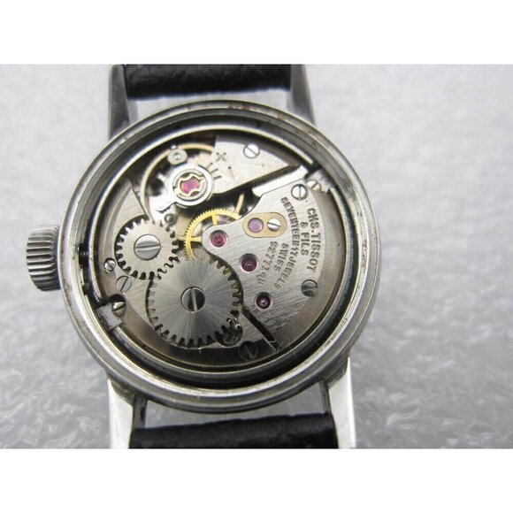 Womens Vintage Tissot VisoDate Seastar 17 Jewels Hand Wind Watch (E5) Swiss Made - Picture 10 of 12